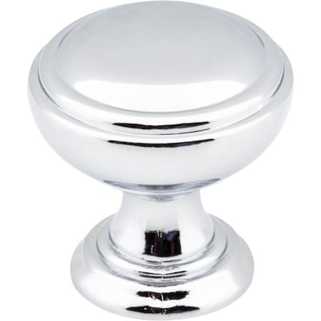 1-1/4 Diameter Polished Chrome Tiffany Cabinet Knob